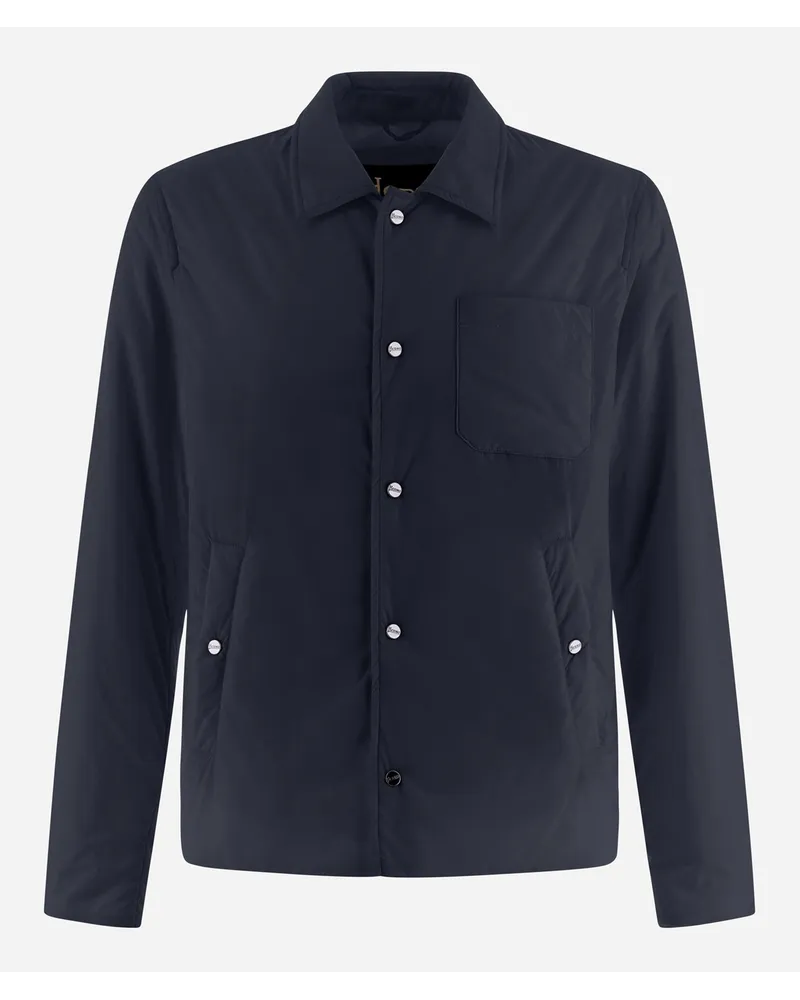 Herno Camicia In Ecoage Blu