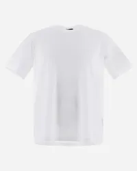 Herno T-shirt In Superfine Cotton Stretch Bianco