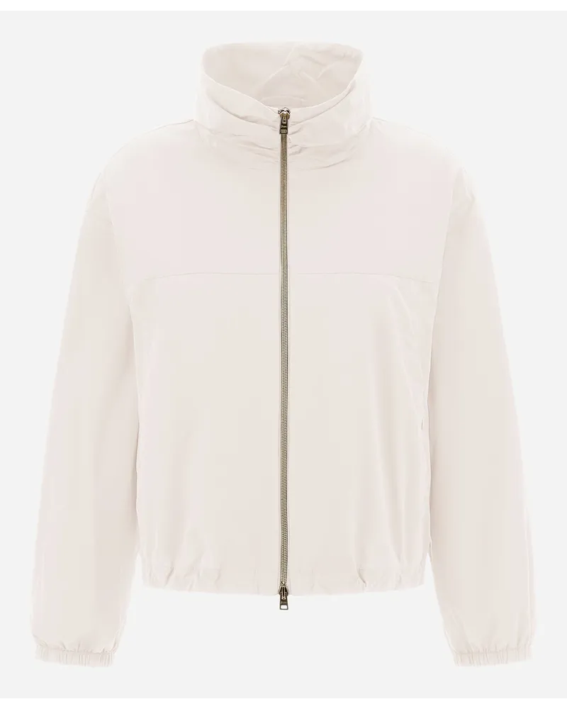 Herno Bomber In New Techno Taffeta Grigio