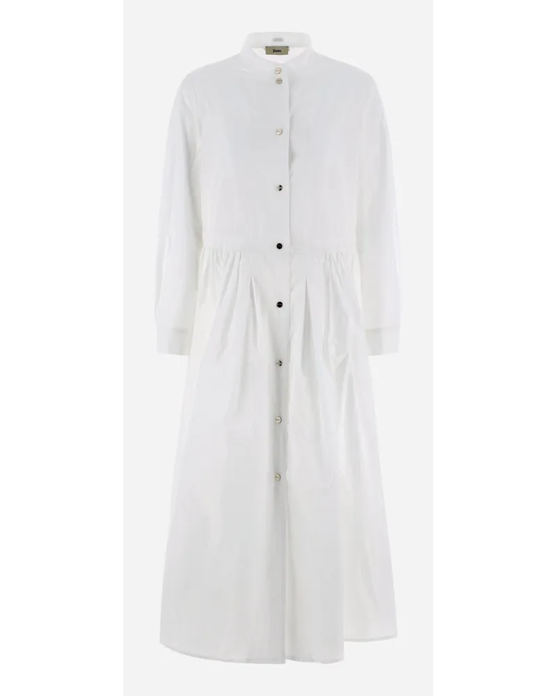 Herno Abito In Cotton E Monogram Bianco