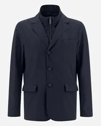 Herno Blazer In Byron Blu