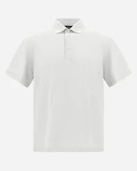 Herno Polo In Jersey Crepe Ghiaccio