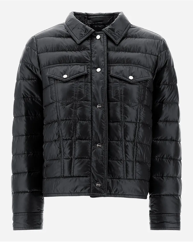 Herno Giacca Resort In Nylon Ultralight Nero