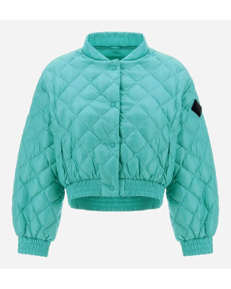 Herno Bomber In Nylon Ultralight Acqua