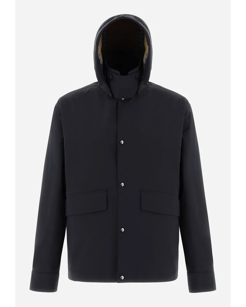 Herno Bomber In Drizzle Blu