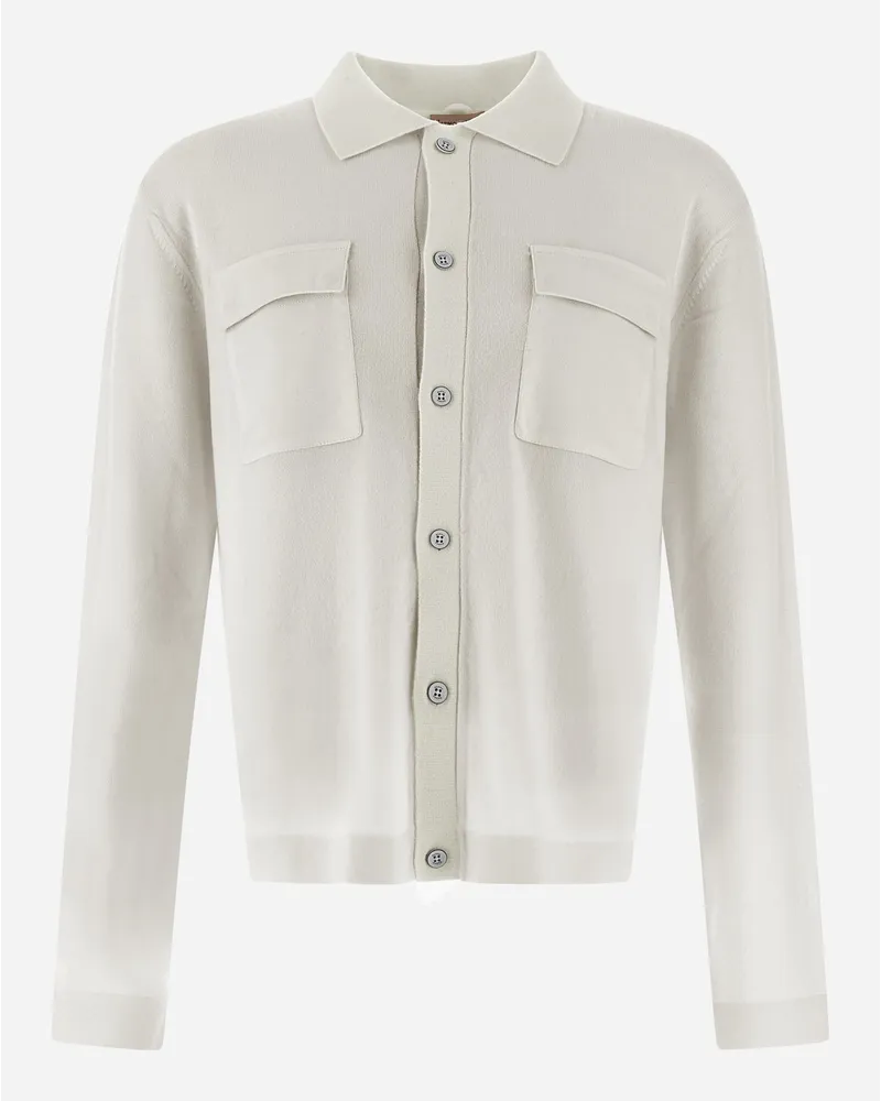 Herno Camicia Resort In Eternity Cashmere Naturale
