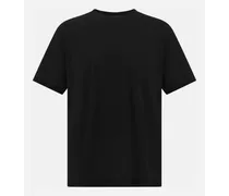 T-shirt In Jersey Crepe - Uomo T-shirt E Polo Nero