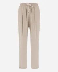 Herno Pantaloni Resort In Light Nylon Stretch Chantilly