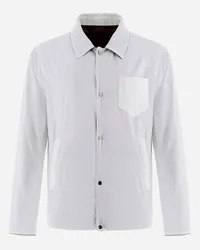 Herno Camicia In Microfibra Millionaire Reversibile Ed Ecoage Bianco