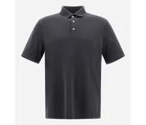 Polo In Jersey Knit Effect - Uomo T-shirt E Polo Grigio