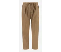 Pantaloni In Ecoskin - Donna Pantaloni Sabbia