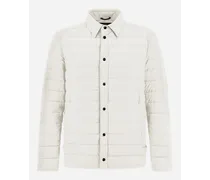 Camicia Trapuntata In Ecoage - Uomo Shackets Bianco