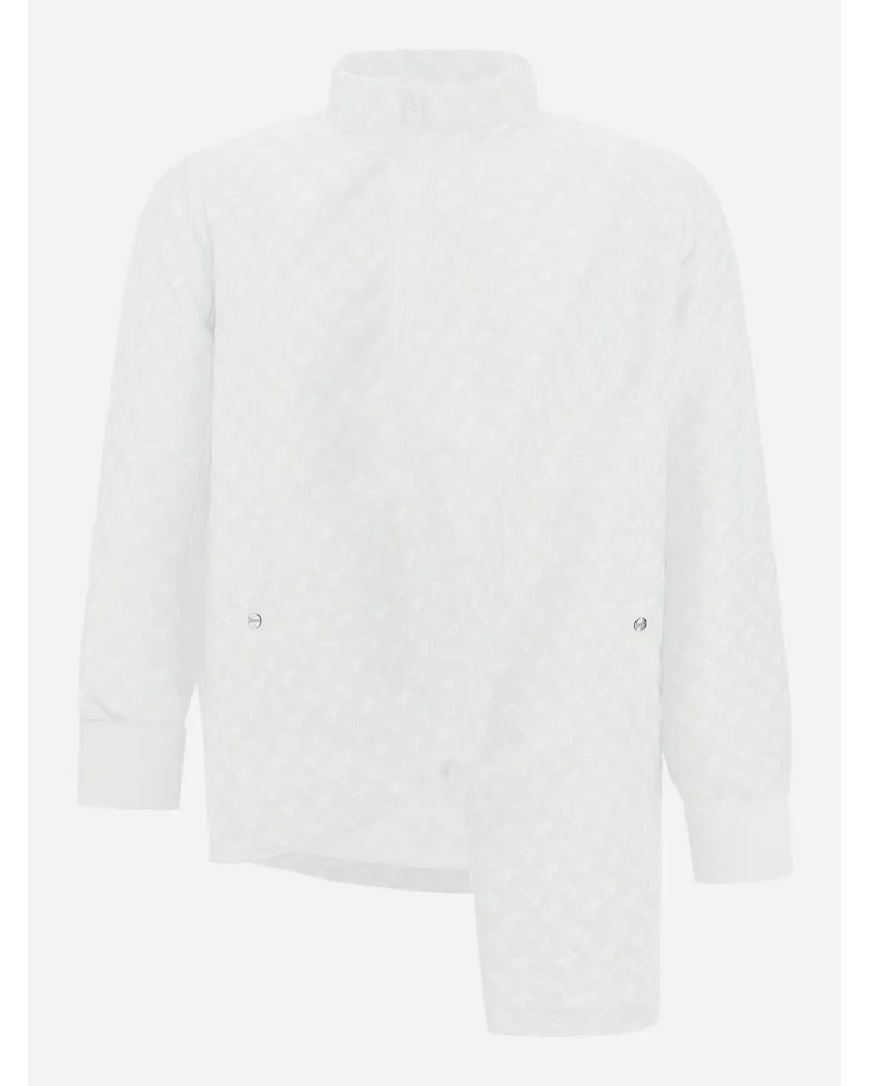 Herno Bomber Globe In Photocromatic Monogram Bianco