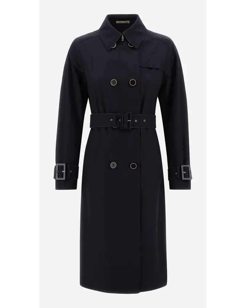 Herno Trench In Delon E Monogram Blu