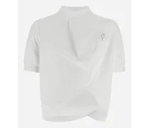 Maglia Globe In Eco Jersey -  T-shirt Bianco