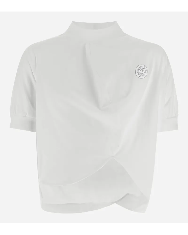 Herno Maglia Globe In Eco Jersey Bianco