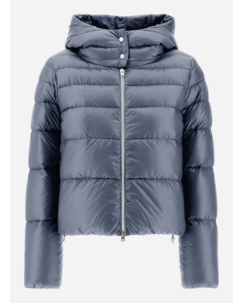 Herno Bomber Resort In Nylon Ultralight Azzurro
