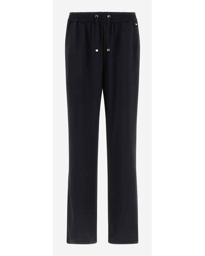 Herno Pantaloni In Casual Satin Nero
