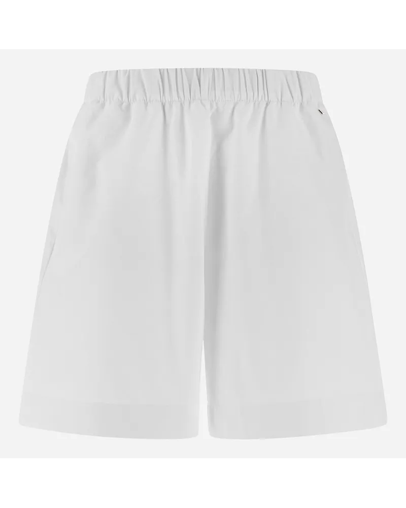 Herno Shorts Resort In New Classy Cotton Bianco