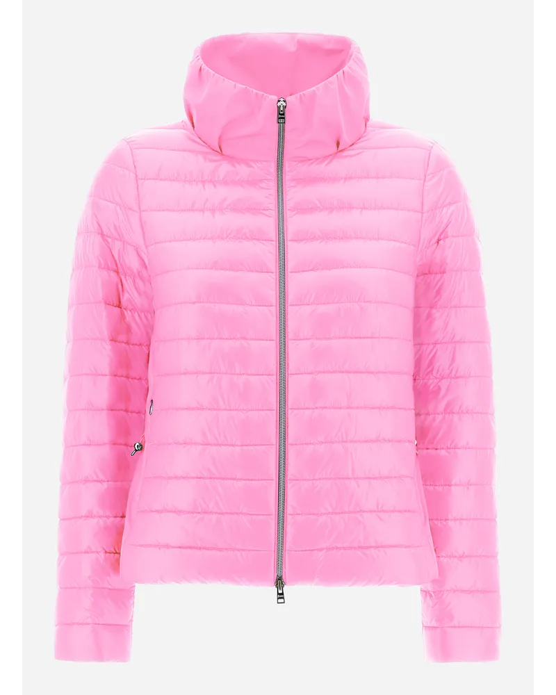 Herno Bomber In Nylon Ultralight E Techno Taffetà Rosa