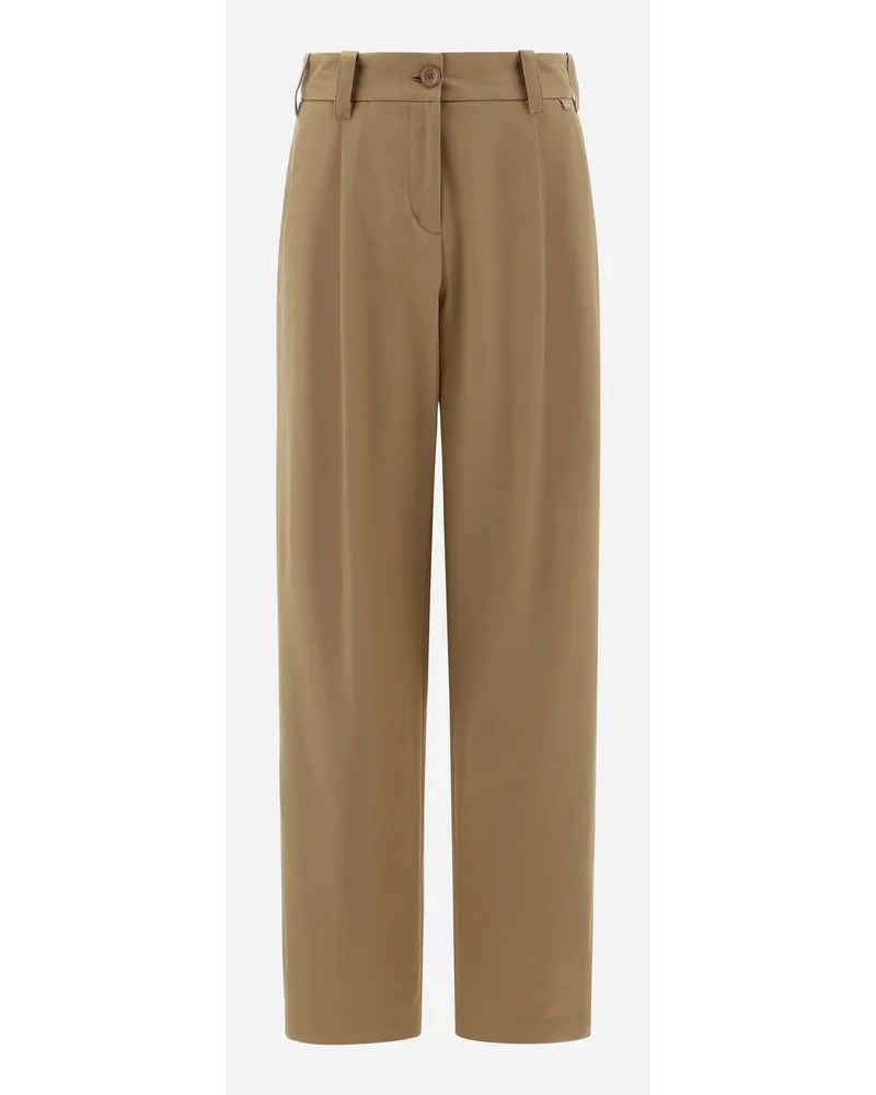 Herno Pantaloni In Delon Sabbia