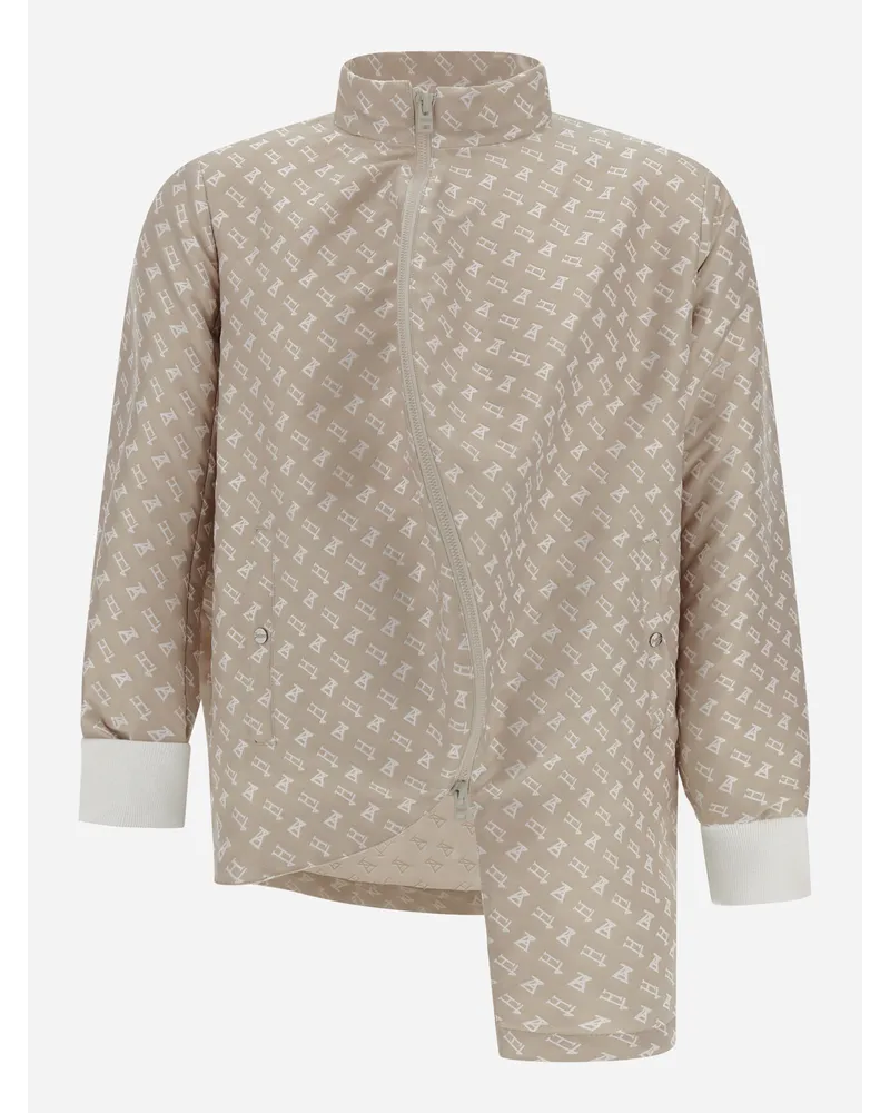 Herno Bomber Globe In Photocromatic Monogram Beige