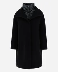 Herno Cappotto Resort In New Modern Double E Nylon Ultralight Nero