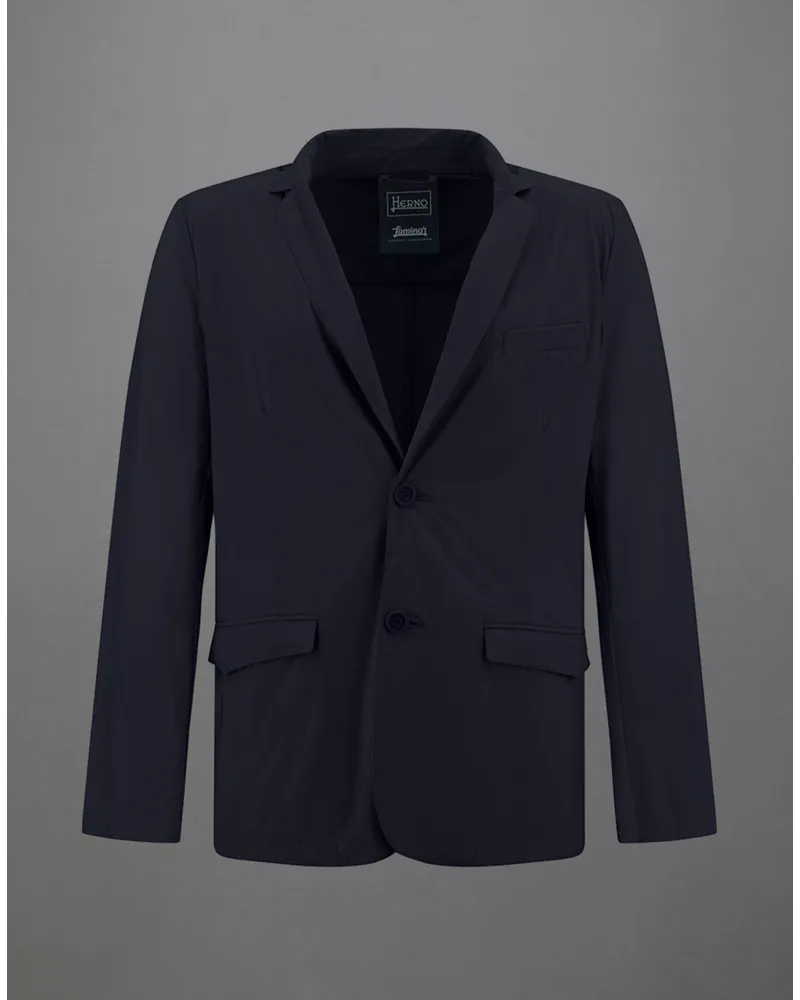 Herno Blazer Laminar In Light Matt Blu