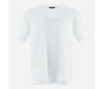 T-shirt In Compact Jersey - Uomo T-shirt E Polo Bianco