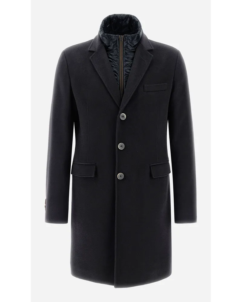 Herno Cappotto In Business Cashmere Blu