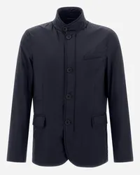 Herno Blazer In Ecoage Blu