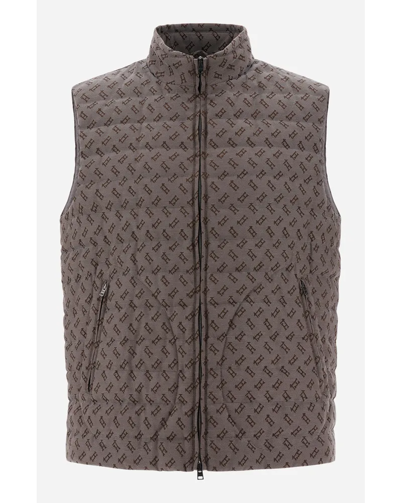 Herno Smanicato In Monogram Fango