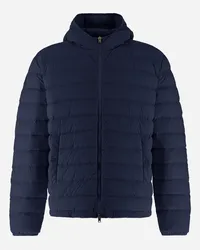 Herno Bomber Resort In Light Nylon Stretch Blu