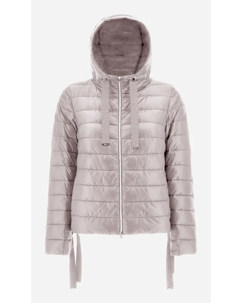 Herno Bomber In Nylon Ultralight Chantilly