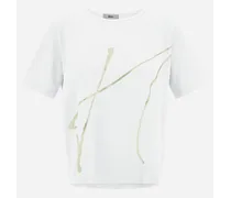 T-shirt In Interlock Jersey - Donna T-shirt Bianco
