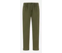 Pantaloni In Light Nylon Stretch - Uomo Pantaloni Militare Chiaro