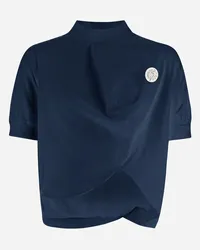 Herno Maglia Globe In Eco Jersey Blu