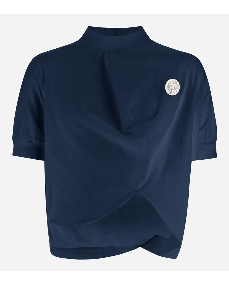 Herno Maglia Globe In Eco Jersey Blu