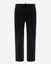 Herno Pantaloni In Nylon Jersey Nero