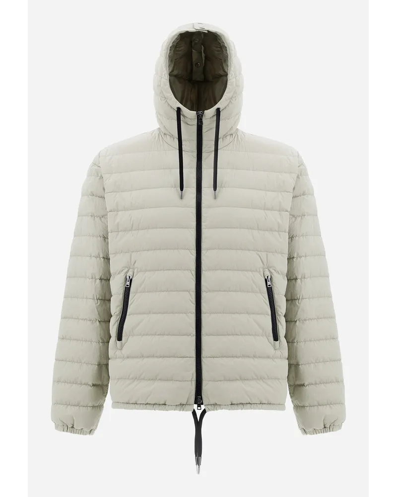 Herno Bomber In Ultralight Crease Naturale