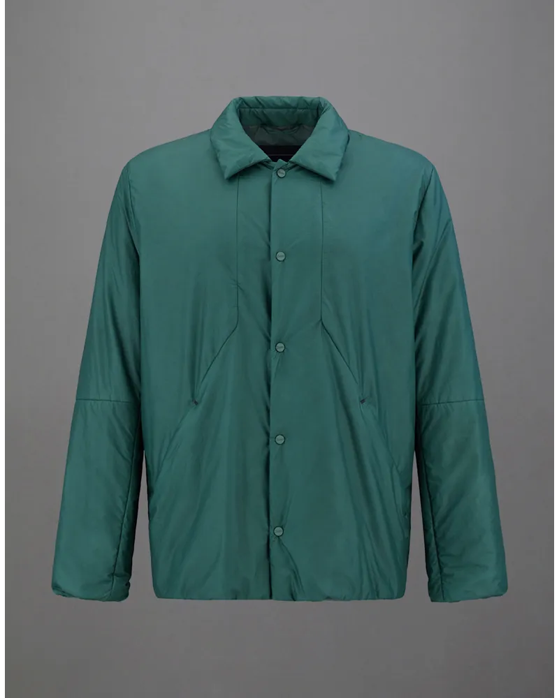 Herno Camicia Laminar In Translucent Ripstop Foresta