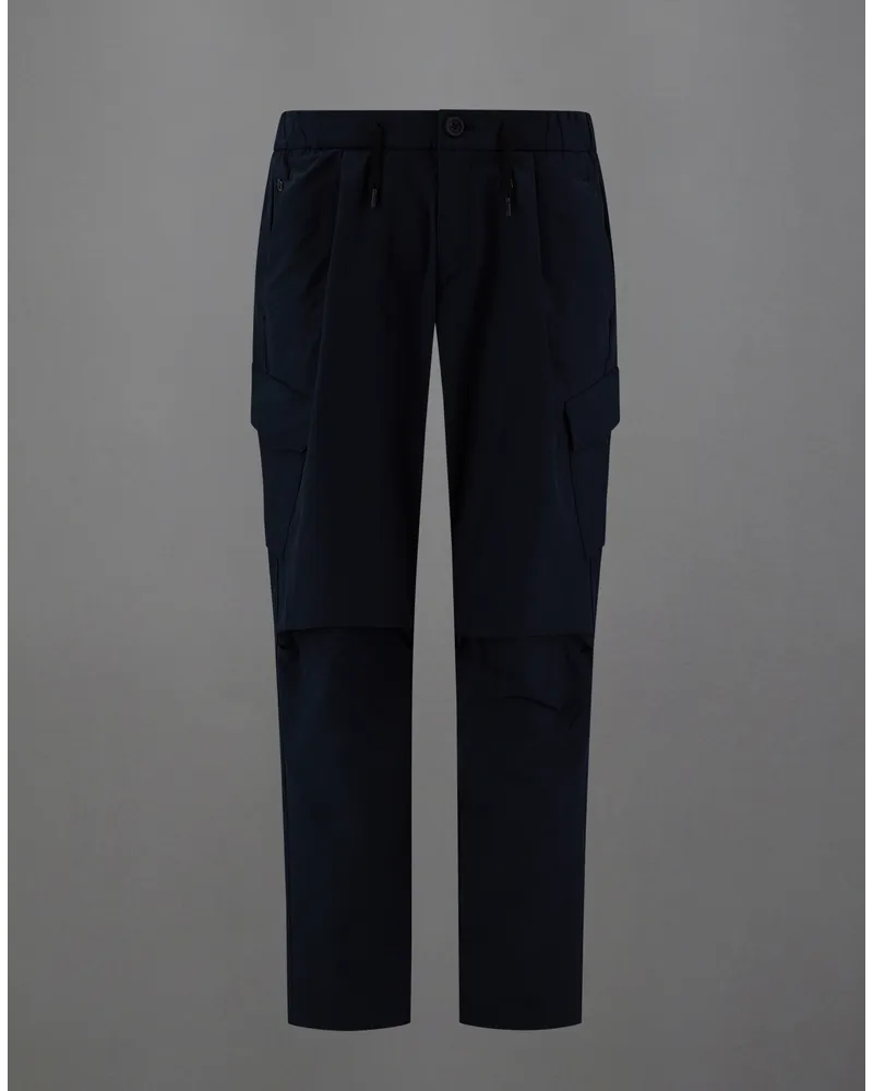 Herno Pantaloni Laminar In Nylon Dive Blu