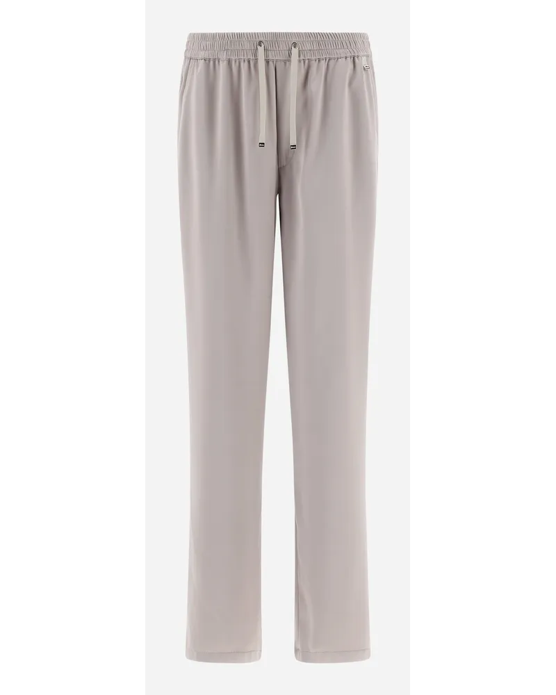 Herno Pantaloni In Casual Satin Chantilly