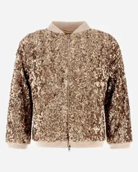 Herno Bomber Resort In Shiny Expression Chantilly