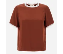 T-shirtin In Casual Satin - Donna T-shirt Bruciato