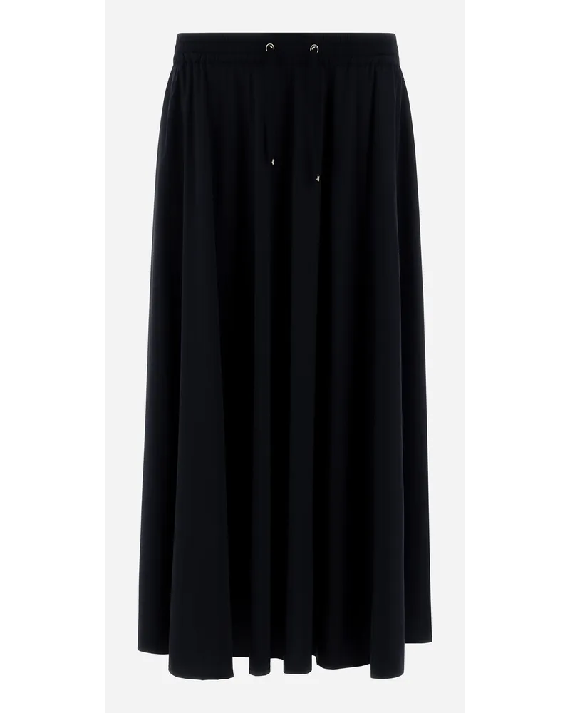 Herno Gonna In Light Nylon Stretch Nero