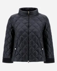 Herno Bomber In Nylon Ultralight E Knit Nero