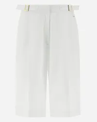 Herno Shorts In Structures Nylon Bianco