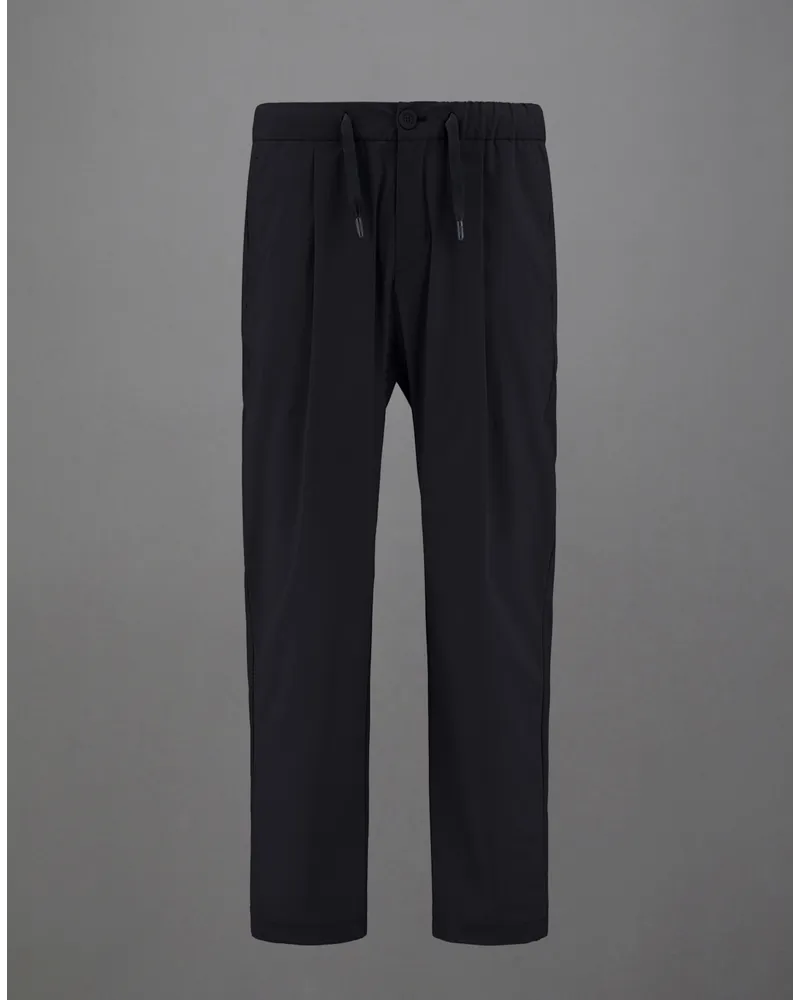 Herno Pantaloni Laminar In Nylon Maestro Nero