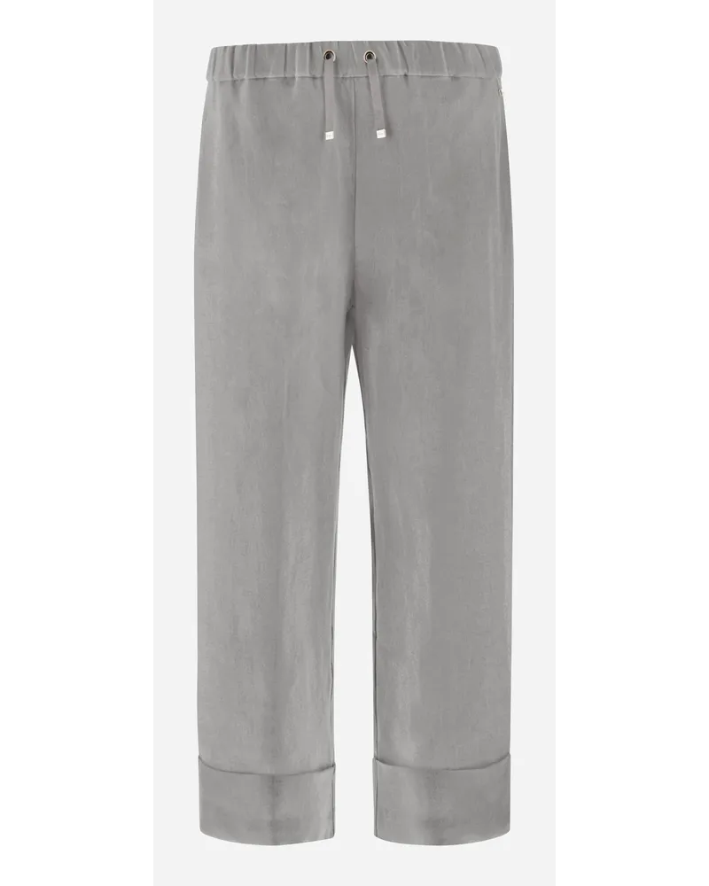 Herno Pantaloni Resort In New Lino Chantilly